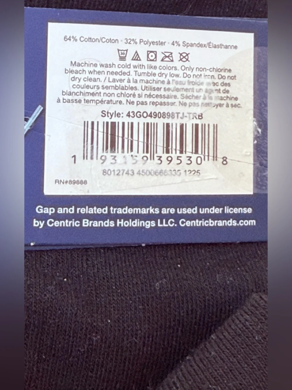 GAP women Black cotton quarters 10 pairs